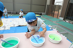 このぼりの制作　布染めに挑戦！　D