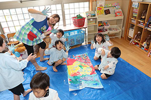 こいのぼりの制作　E