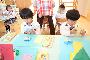 こいのぼりの制作　さくら