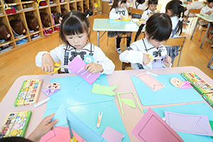 こいのぼりの制作　さくら