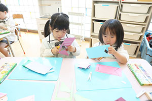 こいのぼりの制作　さくら