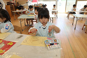 スパゲティの制作　　うさぎ・ぱんだ