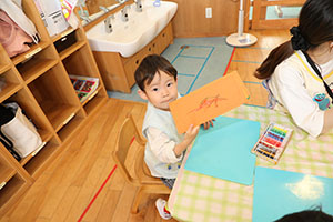 カゴの制作　こあら