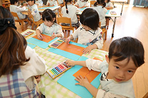 カゴの制作　こあら
