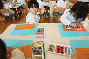 カゴの制作　こあら