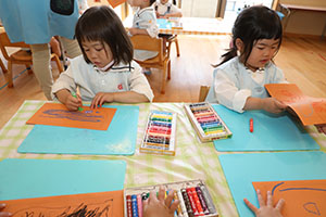 カゴの制作　こあら