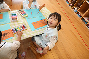 カゴの制作　こあら