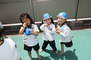 色水遊び　楽しかったね　B・D