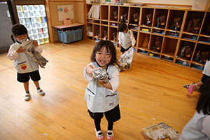 新聞遊びで大盛り上がり！　こあら