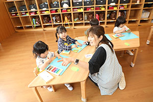 そらまめの制作　　あひる