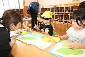 そらまめの制作　　あひる