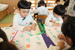 谷口先生の習字教室　年長