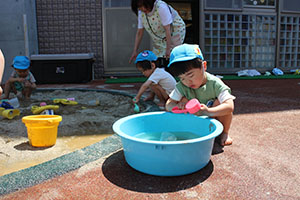 どろんこ遊び楽しかったね　ぺんぎん