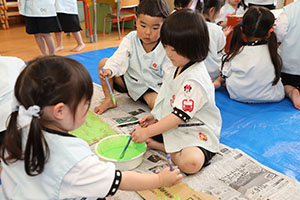 大きなカブの制作　こあら