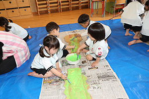 大きなカブの制作　こあら