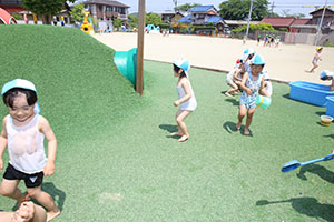 どろんこ遊び　こあら・りす