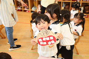 歯磨きの制作　きりん