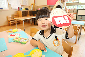 歯磨きの制作　きりん