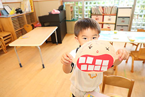 歯磨きの制作　きりん