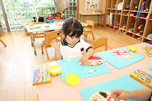 歯磨きの制作　きりん