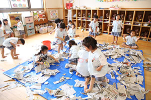 潮干狩りごっこ楽しかったね　ぱんだ