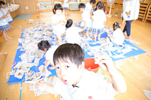 潮干狩りごっこ楽しかったね　ぱんだ