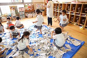 潮干狩りごっこ楽しかったね　ぱんだ