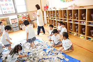 潮干狩りごっこ楽しかったね　ぱんだ