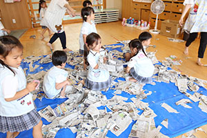 潮干狩りごっこ楽しかったね　ぱんだ