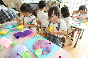 あじさいの制作　A