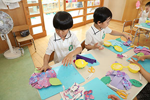 あじさいの制作　A