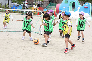 サッカー教室が開かれました　C・D