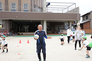 サッカー教室が開かれました　A・B