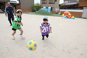 サッカー教室が開かれました　A・B