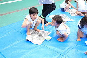 ぶくぶくシャボン玉に挑戦　A