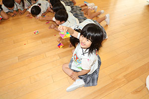 コマの制作　たんぽぽ