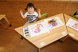 恐竜の制作　ひよこ