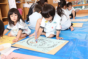 絵画教室　うさぎ・りす・こあら