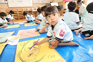 絵画教室　うさぎ・りす・こあら