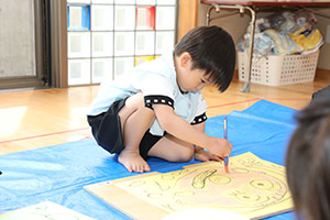 絵画教室　うさぎ・りす・こあら