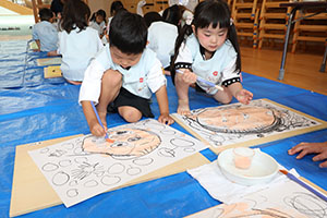 絵画教室　うさぎ・りす・こあら