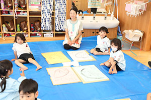 絵画教室　うさぎ・りす・こあら