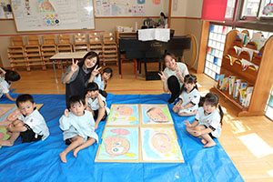 絵画教室　うさぎ・りす・こあら