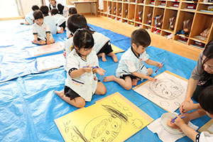 絵画教室　うさぎ・りす・こあら