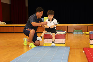 体操教室　ー跳び箱ー　たんぽぽ
