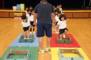 体操教室　ー跳び箱ー　たんぽぽ