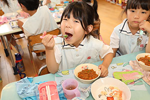 ピーマンの収穫　E