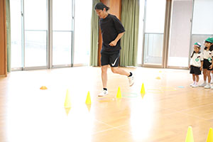 サッカー教室がありました　A