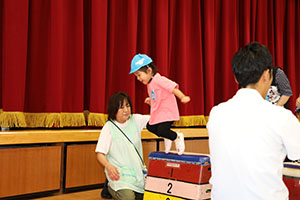 体操教室　楽しかったね　ぺんぎん