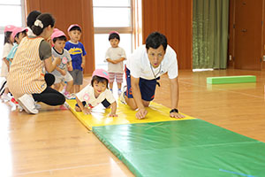 体操教室　楽しかったね　ひよこ